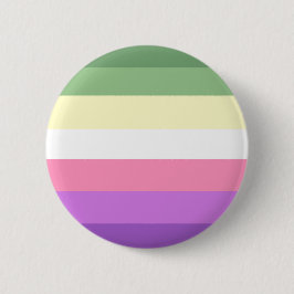 Genderfae pride ronde button 5,7 cm