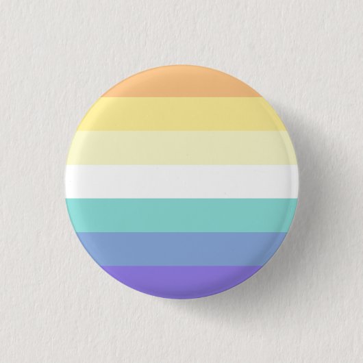 Genderfaun Pride Flag Badge Ronde Button 3,2 Cm (Voorkant)