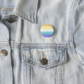 Genderfaun Pride Flag Badge Ronde Button 3,2 Cm (In situ)
