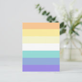 Genderfaun Pride Flag Briefkaart (Staand voorkant)
