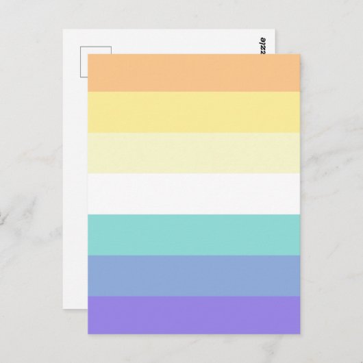 Genderfaun Pride Flag Briefkaart (Voorkant / Achterkant)
