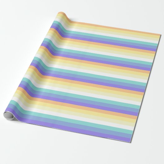 Genderfaun Pride Flag  Cadeaupapier (Uitgerold)