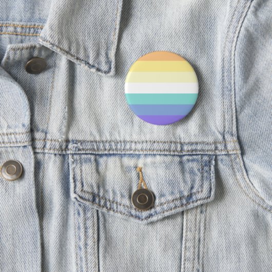 Genderfaun Pride Flag Ronde Button 5,7 Cm (In situ)