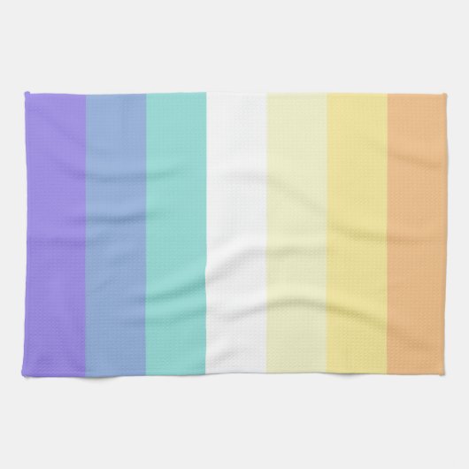 Genderfaun Pride Flag Theedoek (Horizontaal)