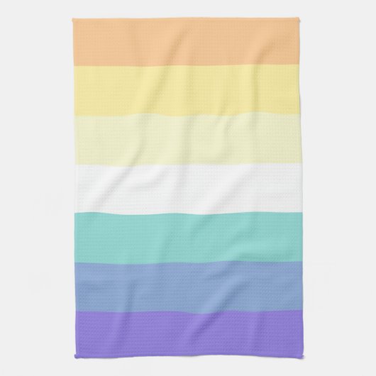 Genderfaun Pride Flag  Theedoek (Verticaal)