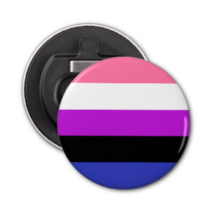 Genderfluid Flag LGBT Fles Opener