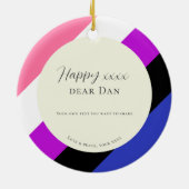 Genderfluid genderqueer pride cadeau Ornament (Achterkant)