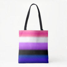 Genderfluid Gradient Pride Vlag: Horizontaal