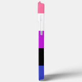 GenderFluid kleuren Vlag Hoesje-Mate iPhone Case (Achterkant / Links)