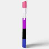GenderFluid kleuren Vlag Hoesje-Mate iPhone Case (Achterkant / Rechts)