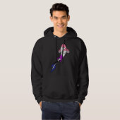 Genderfluid Koi Fish Hoodie (Voorkant volledig)