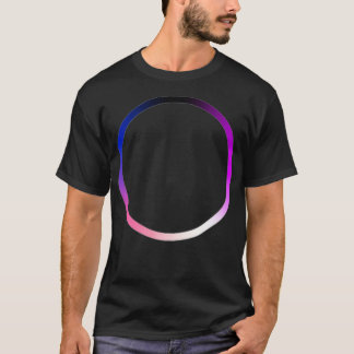 Genderfluid Pride Colors Ring Cirkel T-shirt