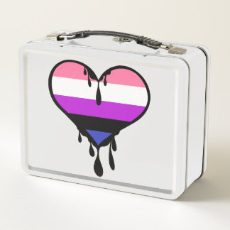 Genderfluid Pride Dripping Heart