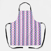 Genderfluid Pride Flag Kleuren Polkadots Schort (Voorkant)