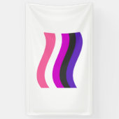 Genderfluid Pride Golvende Vlag Spandoek (Verticaal)