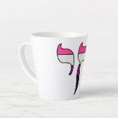 Genderfluid Pride-vlag Chai Latte Mok (Linkerhoek)