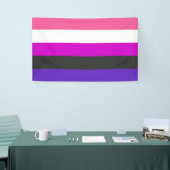 Genderfluid Pride Vlag Spandoek (Beurs)