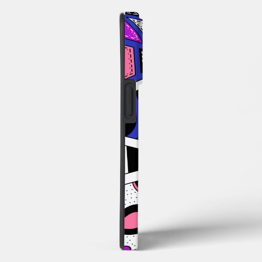 GenderFluid Pride Zen Doodle Abstract Modern Case-Mate iPhone Case (Achterkant / Rechts)