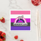 GENDERFLUID REGENBOOG SERVETTEN (Insitu)