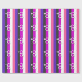 GENDERFLUID TROTS EN SYMBOOL CADEAUPAPIER (Vlak)
