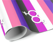 GENDERFLUID TROTS EN SYMBOOL CADEAUPAPIER (Rol Hoek)