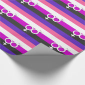 GENDERFLUID TROTS EN SYMBOOL CADEAUPAPIER (Hoek)