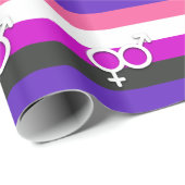 GENDERFLUID TROTS EN SYMBOOL CADEAUPAPIER (Rol Hoek)