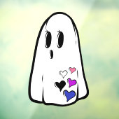 Genderfluid trots spook raamsticker (Vel 3)