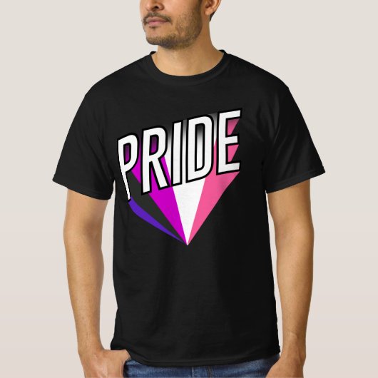 GENDERFLUID TROTS T-SHIRT (Voorkant)