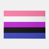 Genderfluid Vlag Deurmat (Voorkant)