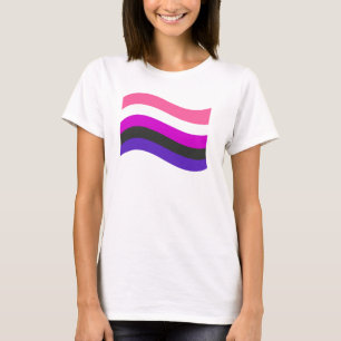 GENDERFLUID VLAG GOLVENDE T-Shirt