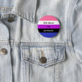 Genderfluid vraagt over Mijn Button van (In situ)