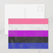 Genderfluïde Briefkaart (Voorkant / Achterkant)