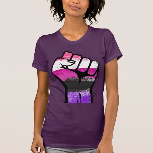 Genderfluïde trots weerstand t-shirt (Voorkant)
