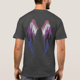 Genderfluïde vlag - Angel Wings T-shirt