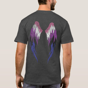 Genderfluïde vlag - Angel Wings T-shirt