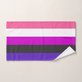 Genderfluïde vlag bad handdoek (Handdoek)