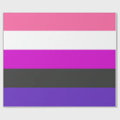 Genderfluïde vlag cadeaupapier (Vlak)