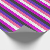 Genderfluïde vlag cadeaupapier (Hoek)