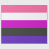 Genderfluïde vlag cadeaupapier (Vlak)