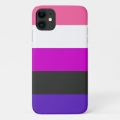 Genderfluïde vlag Case-Mate iPhone case (Achterkant)
