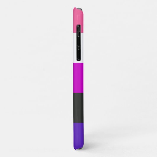 Genderfluïde vlag Case-Mate iPhone case (Achterkant/links)