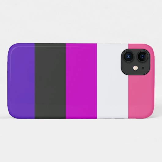 Genderfluïde vlag Case-Mate iPhone case (Achterkant (horizontaal))