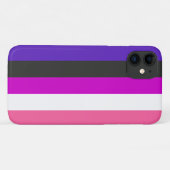 Genderfluïde vlag Case-Mate iPhone case (Achterkant (horizontaal))