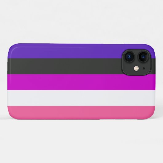 Genderfluïde vlag Case-Mate iPhone case (Achterkant (horizontaal))