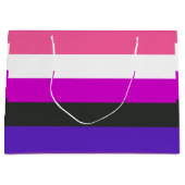 Genderfluïde vlag groot cadeauzakje (Voorkant)