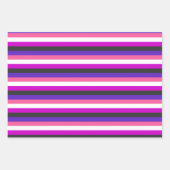 Genderfluïde vlag inpakpapier vel (Voorkant 2)