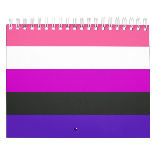 Genderfluïde vlag kalender (Hoes)