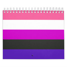 Genderfluïde vlag kalender