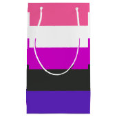 Genderfluïde vlag klein cadeauzakje (Voorkant)